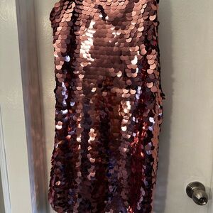 a new day Rose Gold Sequin dress